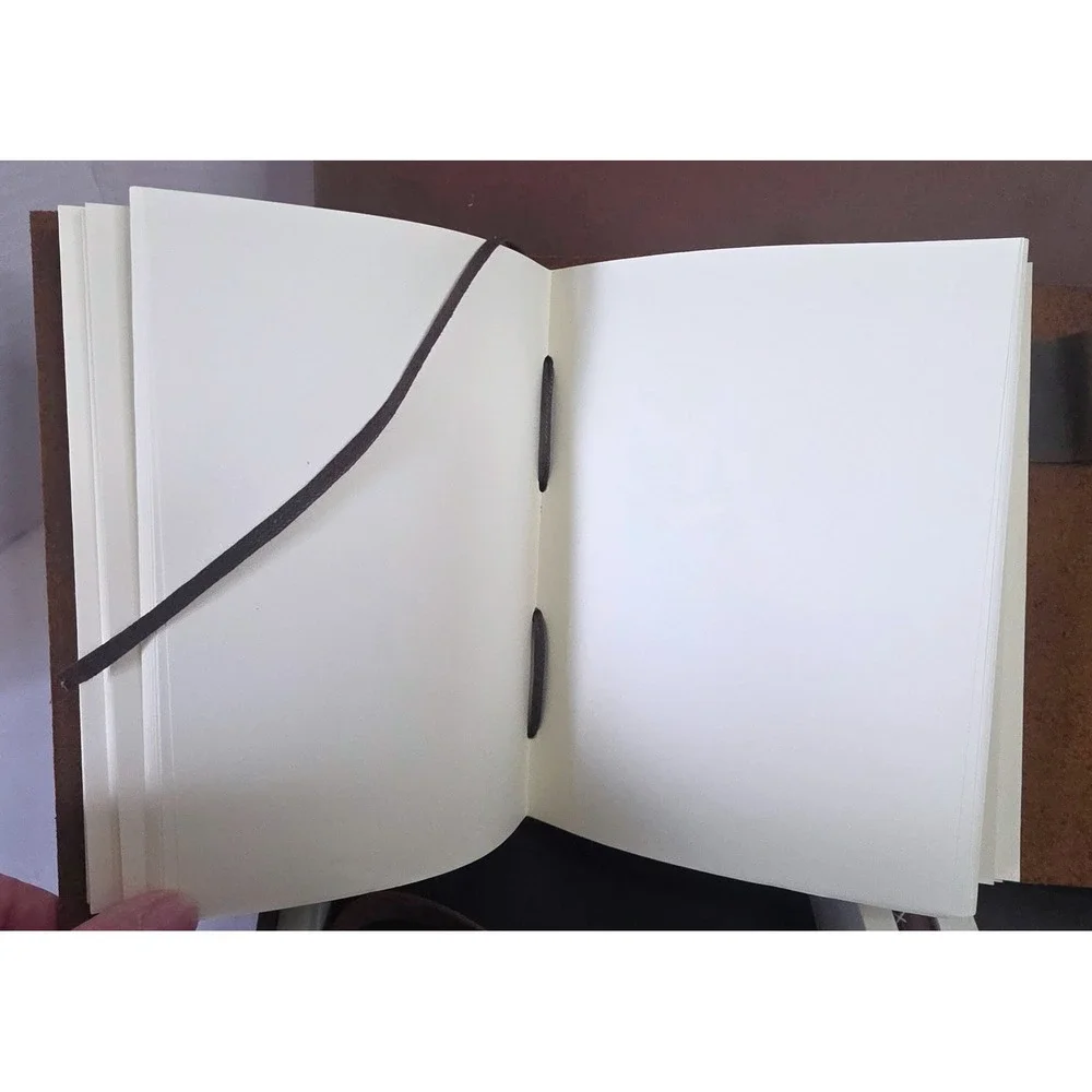 Sovereign-Gear Leather Journal Gift Set 8x6 Brown Notebook Pen Bookmark